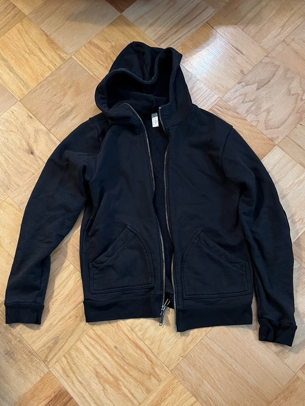 American Apparel Heavy Terry Black Hoodie